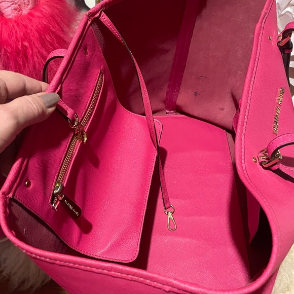 Michael Kors XXL pink leather bag - Picture 7 of 11